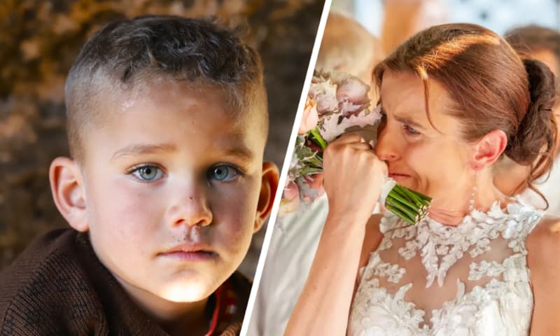 Homeless Boy Shows Up At Wedding. Bride Bursts Into Tears When He Takes The Mic And Says This